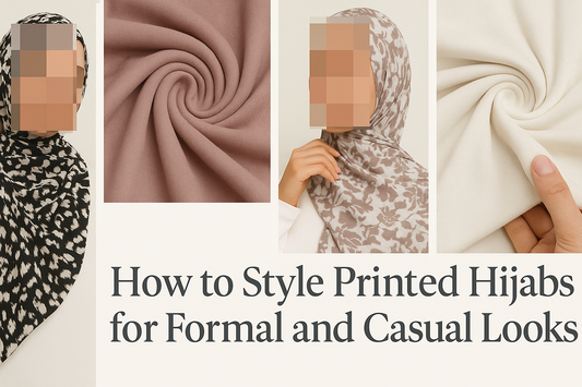 How to Style Printed Hijabs for Formal and Casual Looks