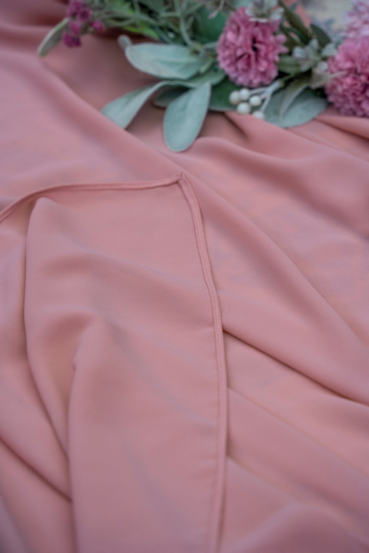 Chiffon Premium Hijab - Nude Pink