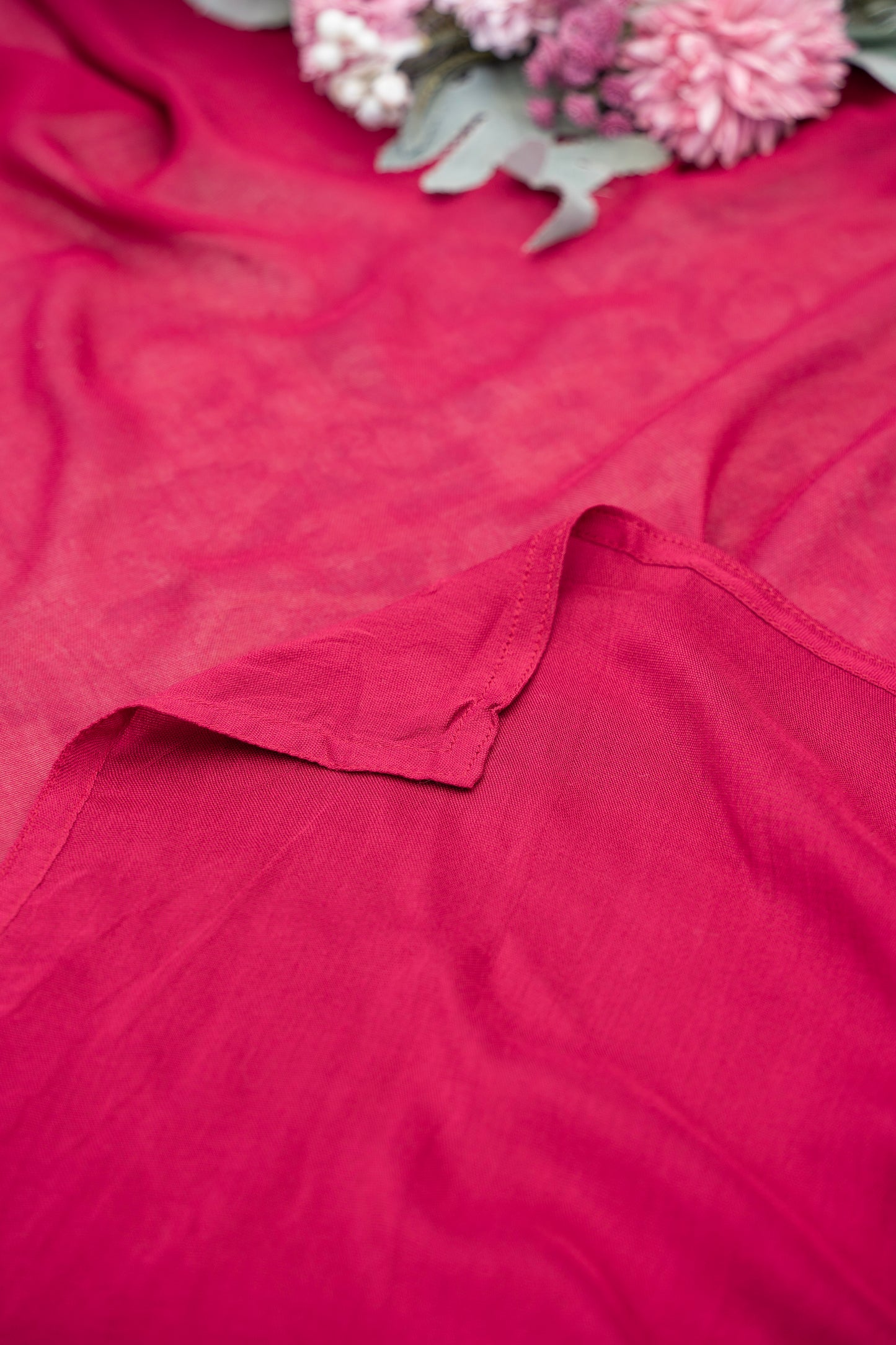 Bamboo Cotton Hijab/Scarf - Garnet