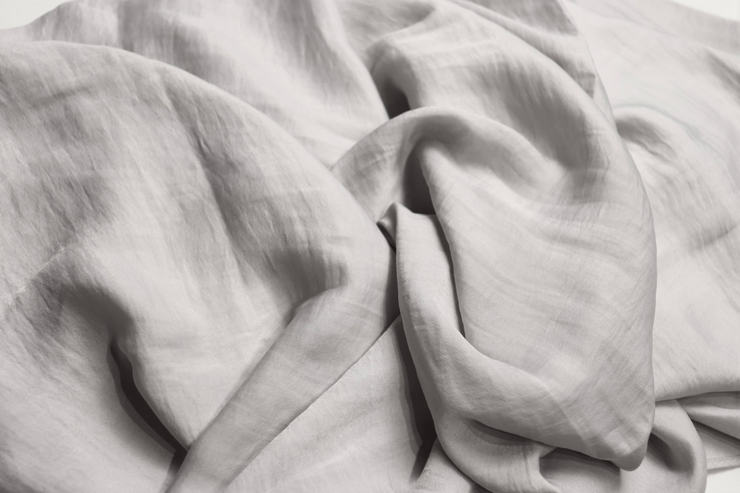 Satin Plain Hijab - Silver