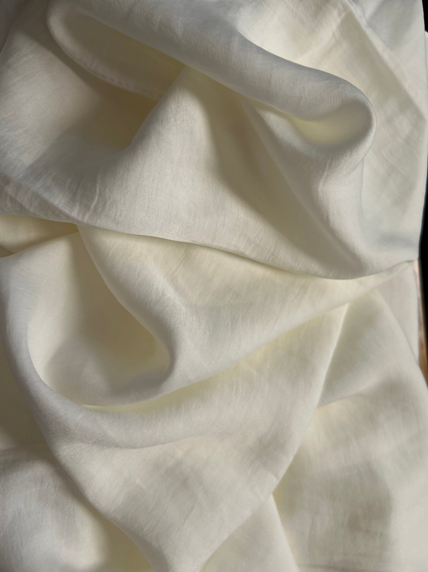 Satin Plain Hijab - Ivory