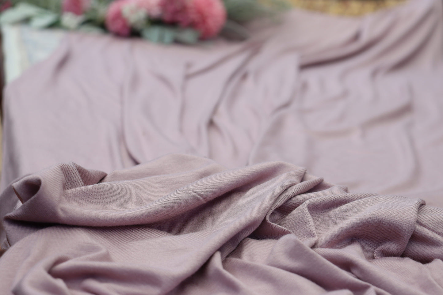 Cotton Jersey Hijab/Scarf - Lilac