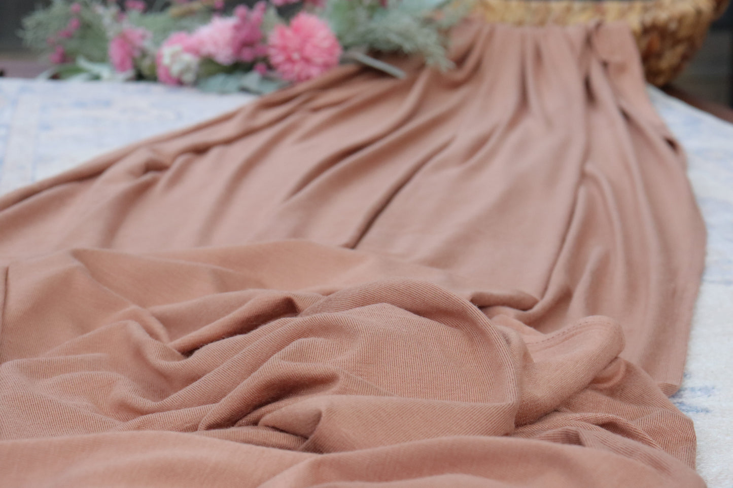 Cotton Jersey Hijab/Scarf - Sand