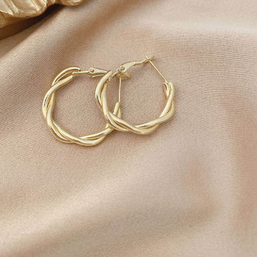 Twist Hoop Earrings
