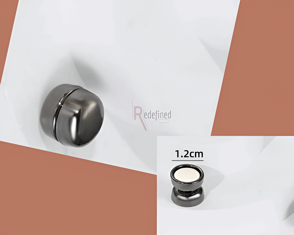 Hijab Metallic Magnet Smokey colour