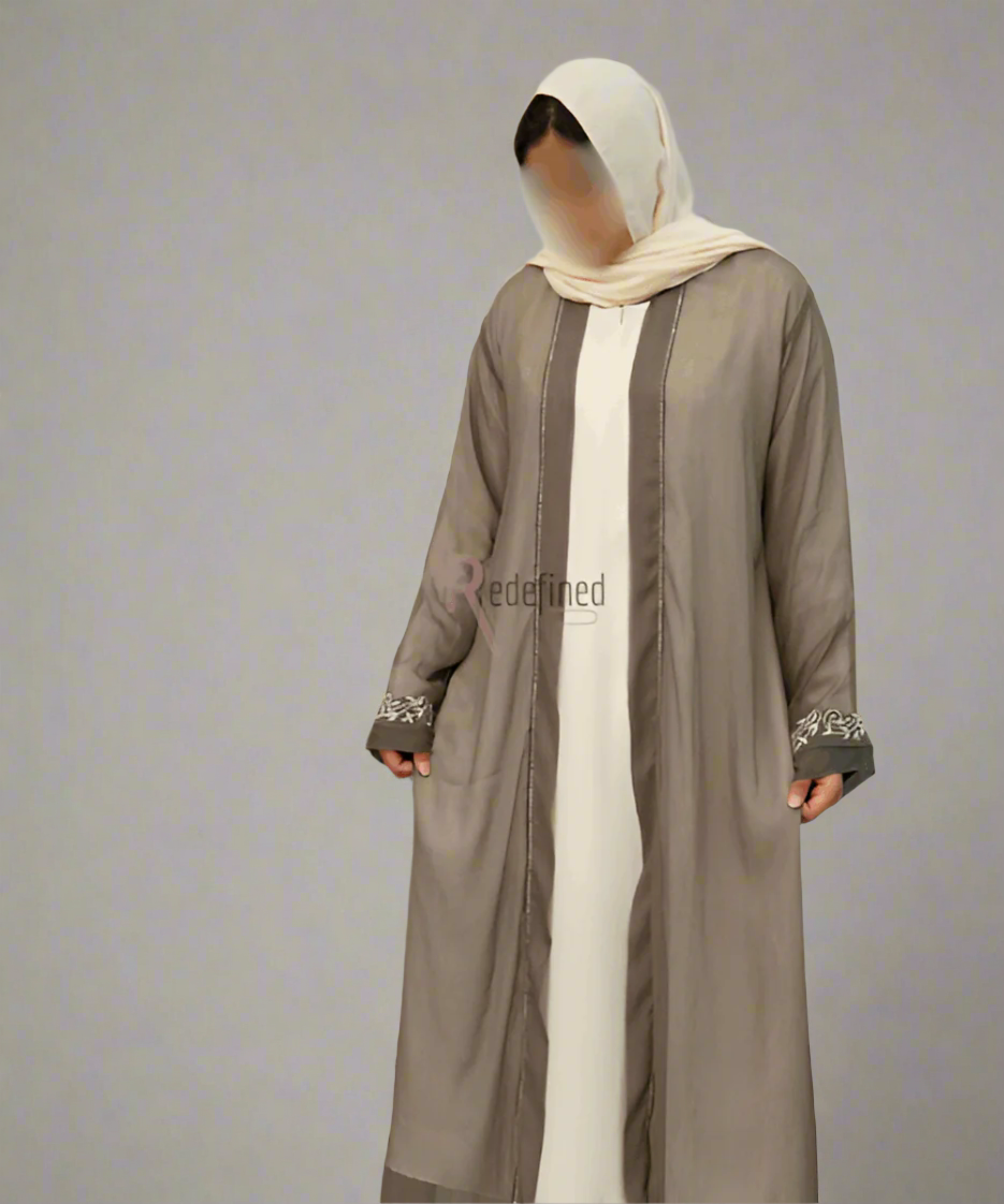 Intricate Stitches Leaf Kaftan