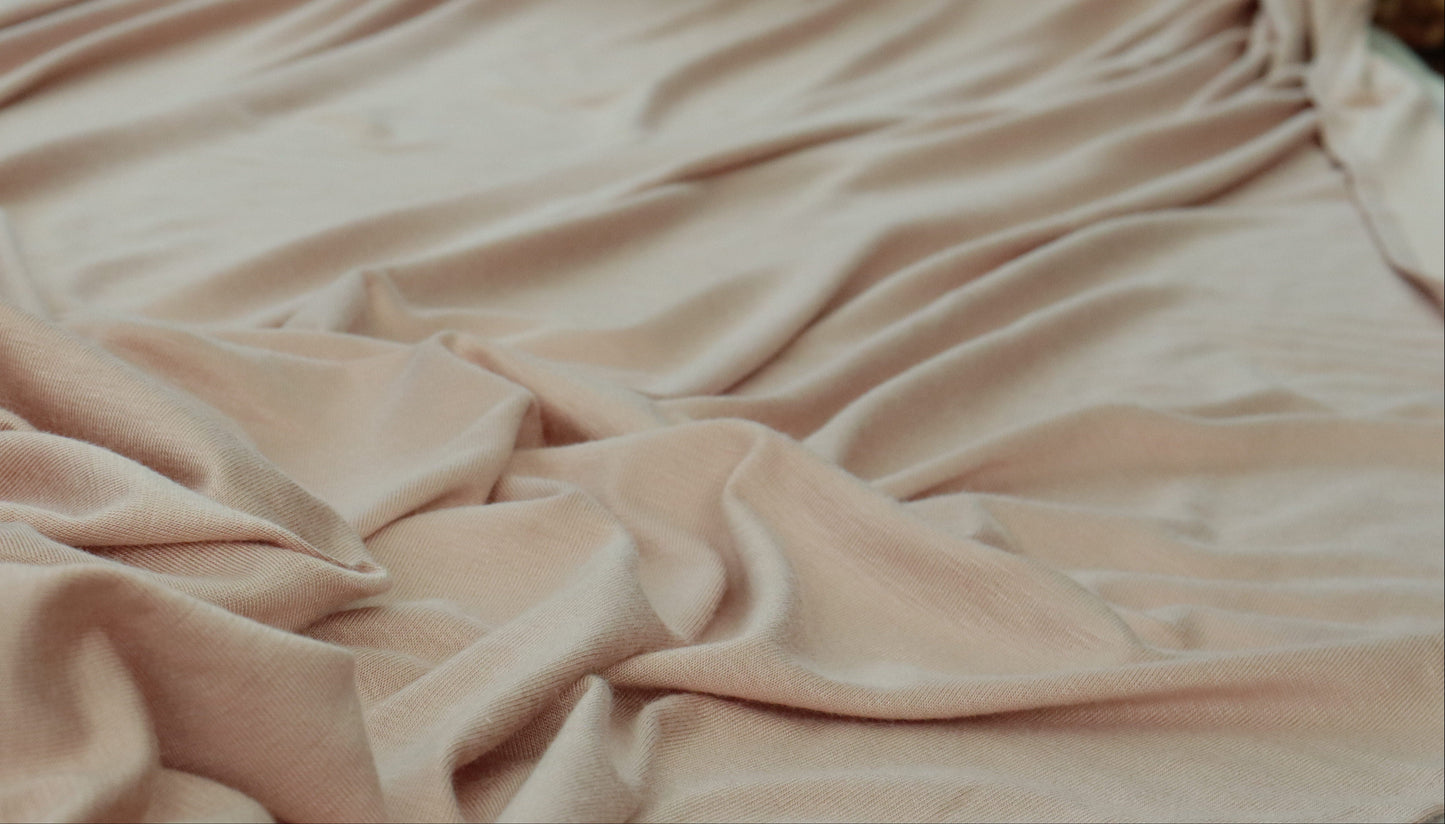 Cotton Jersey Hijab/Scarf - Almond