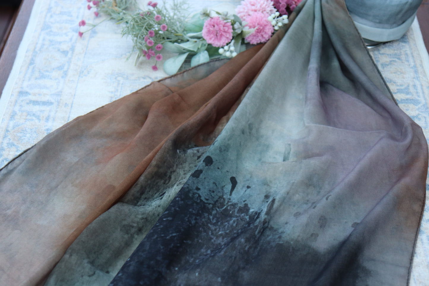 Misty Earth Printed Modal Hijab