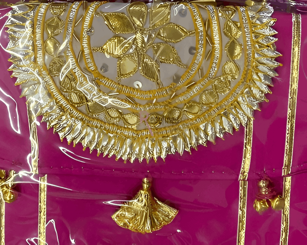 Handmade Traditional Clutch Pink colour