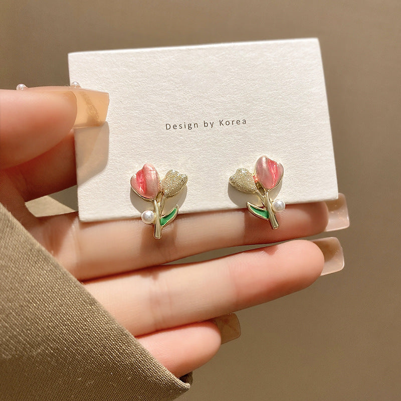 Sweet Flower Stud Earrings