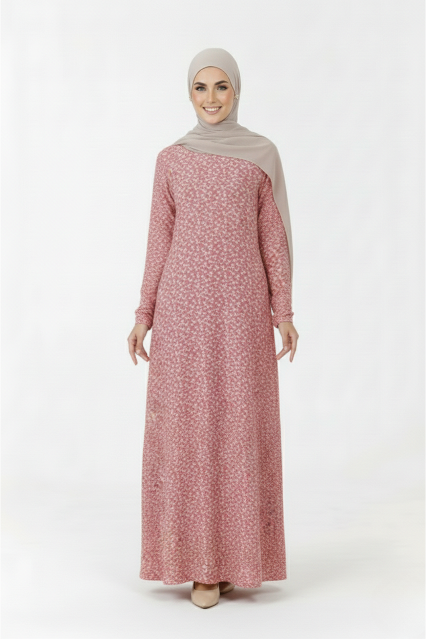 Blush Petal Maxi Dress