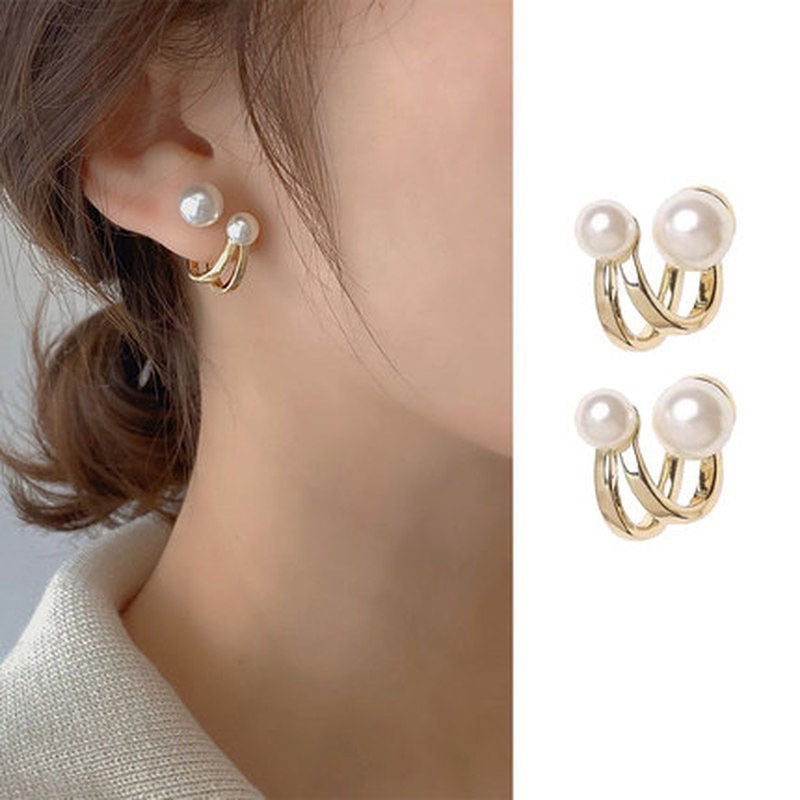 Pearl Jacket Earrings