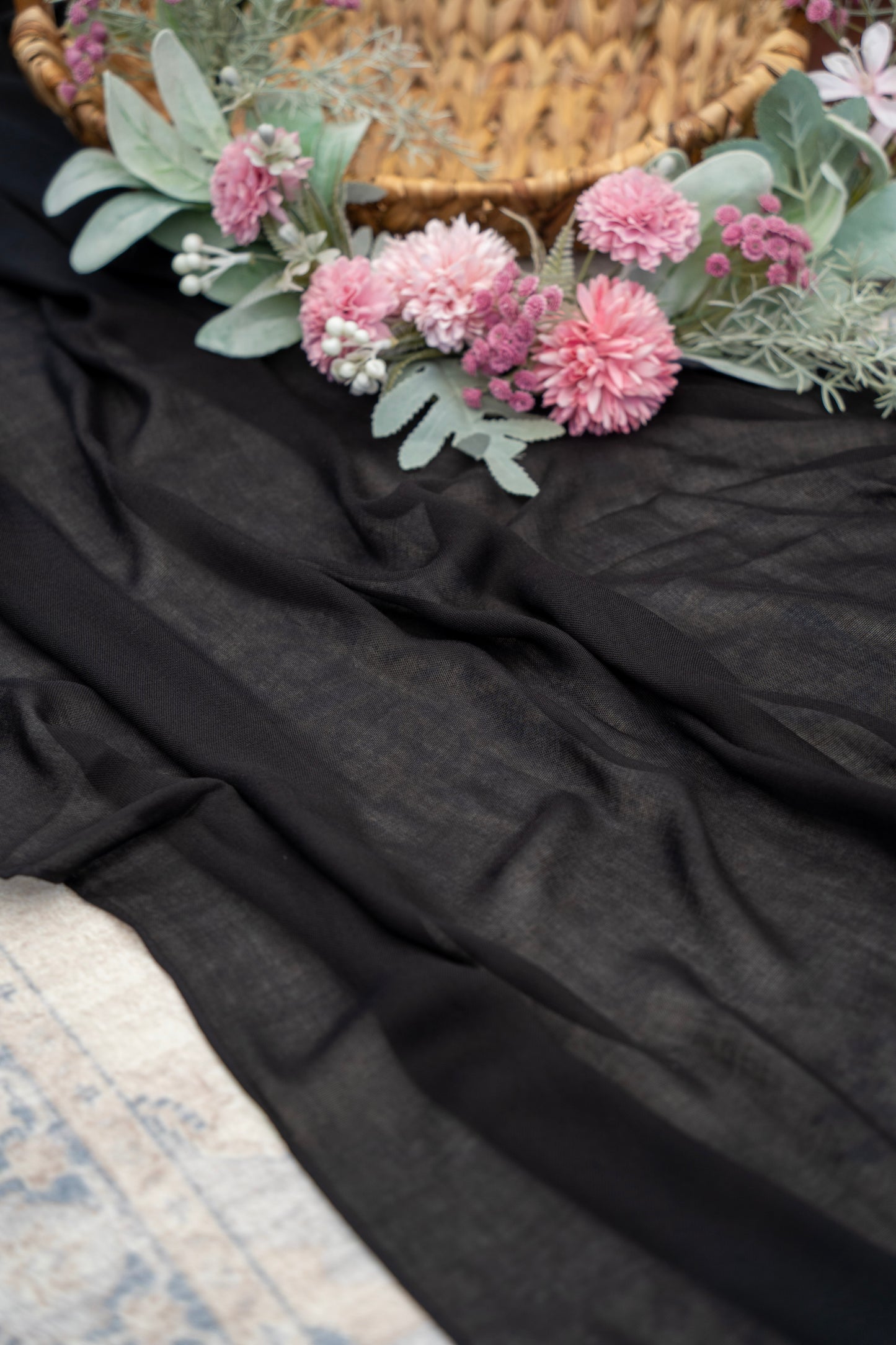 Premium Modal Hijab/Scarf - Black