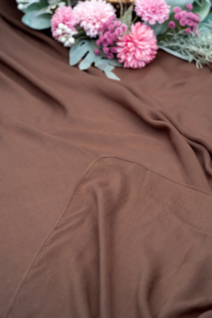 Premium Modal Hijab/Scarf - Brown