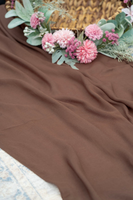 Premium Modal Hijab/Scarf - Brown