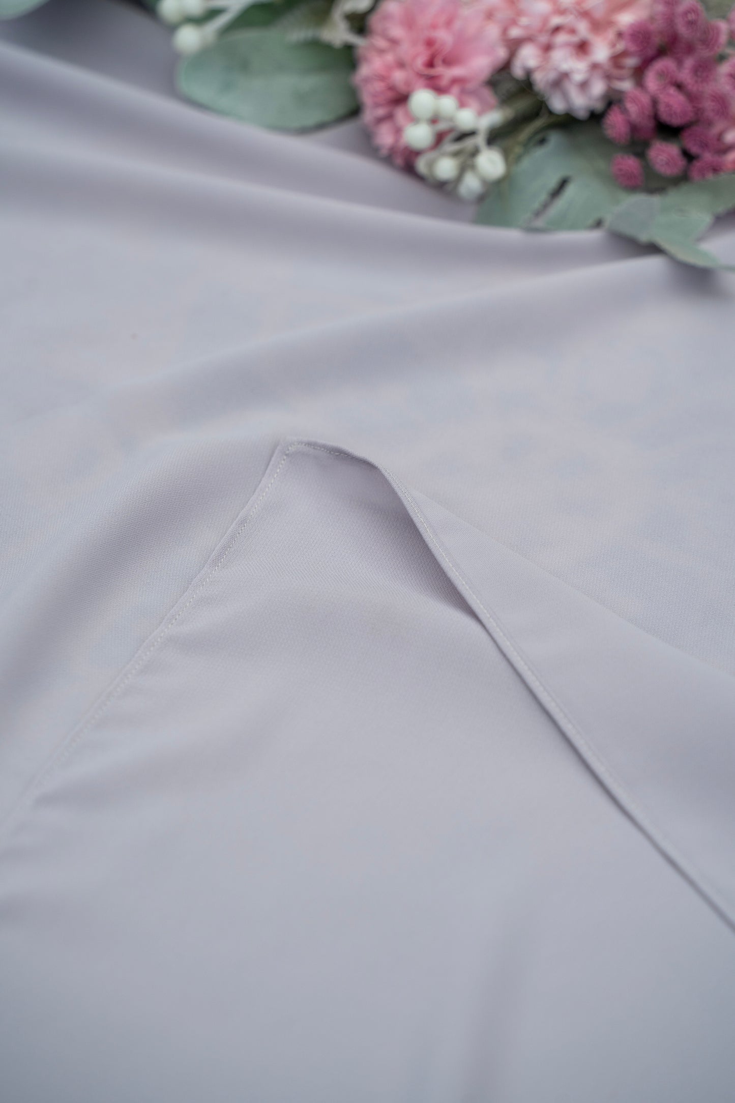 Chiffon Premium Hijab - Silver Grey