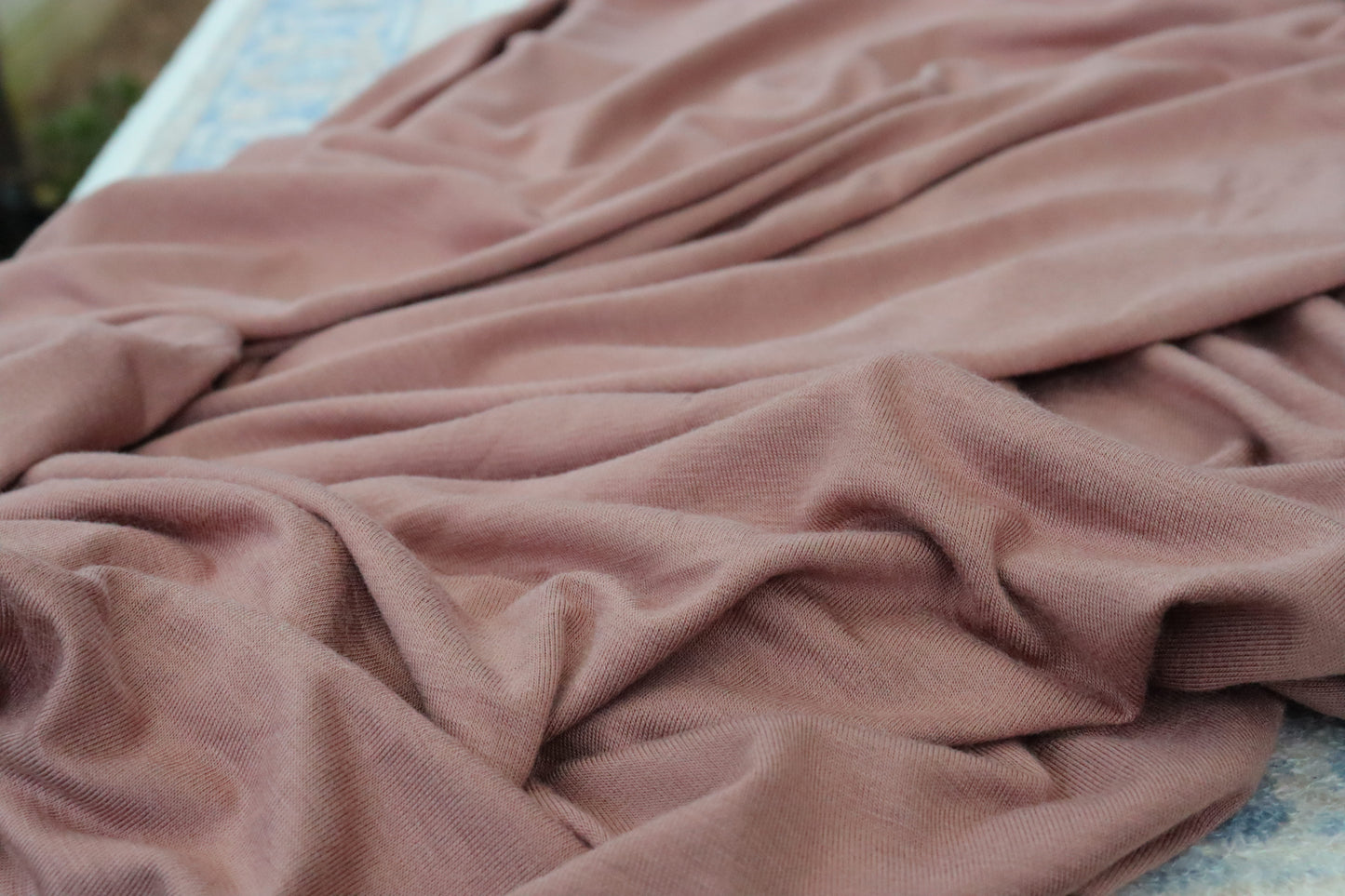 Cotton Jersey Hijab/Scarf - Deep Mauve