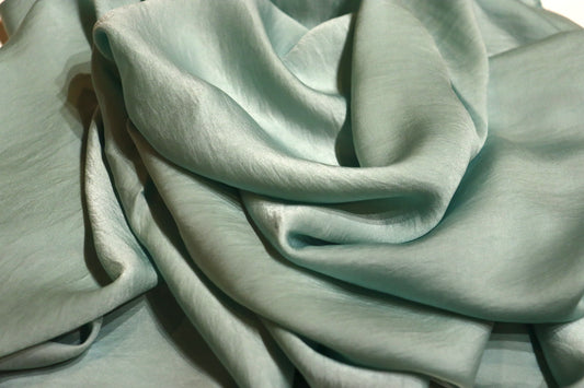 Satin Plain Hijab - Aquamarine
