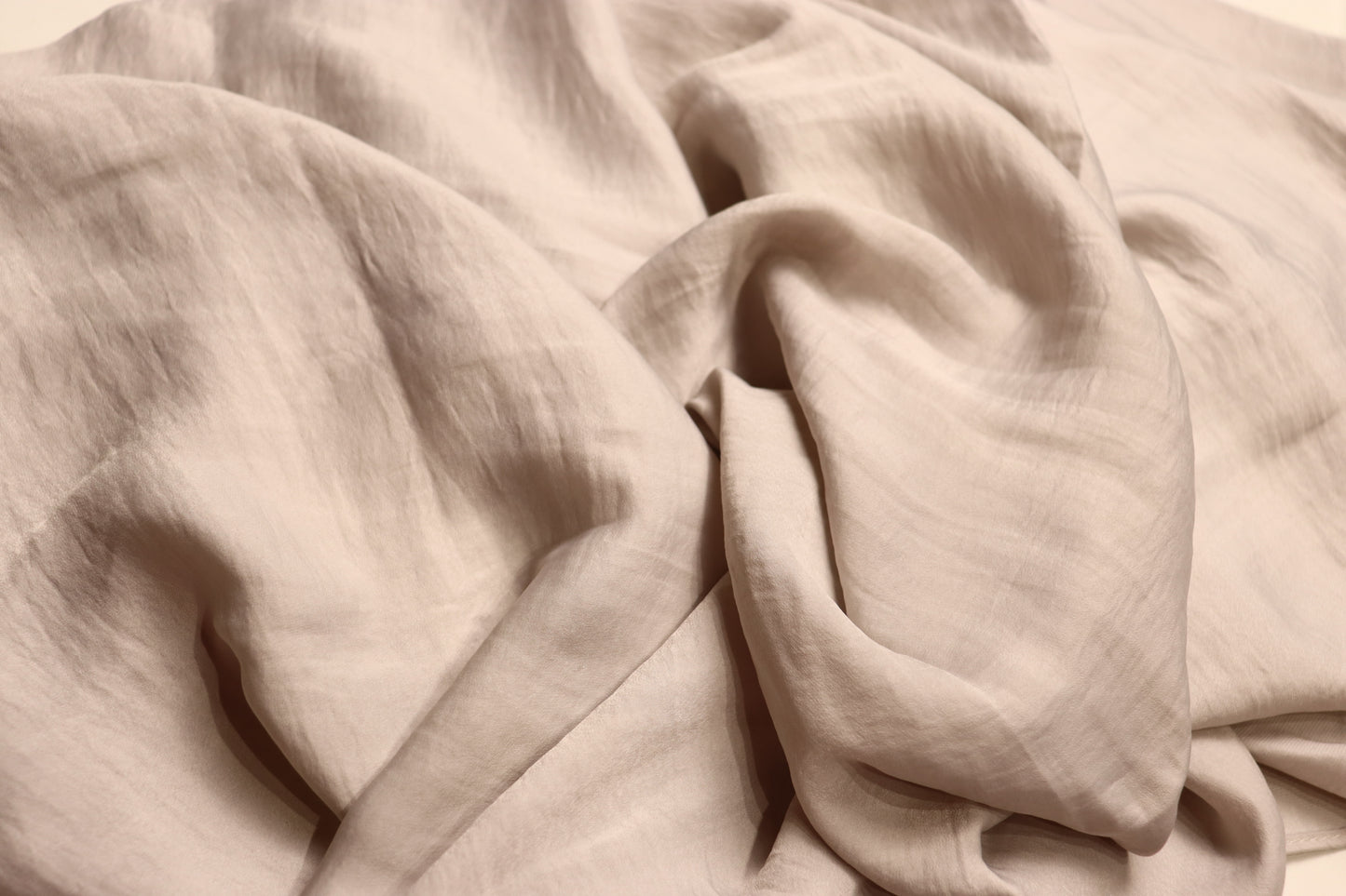 Satin Plain Hijab - Mushroom Grey