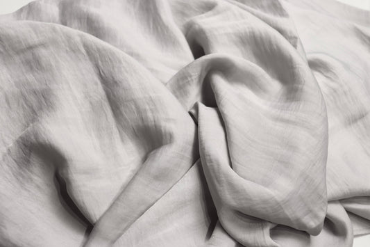 Satin Plain Hijab - Silver