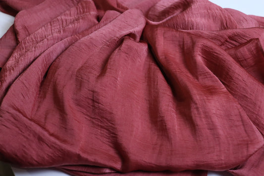 Satin Plain Hijab - Rustic