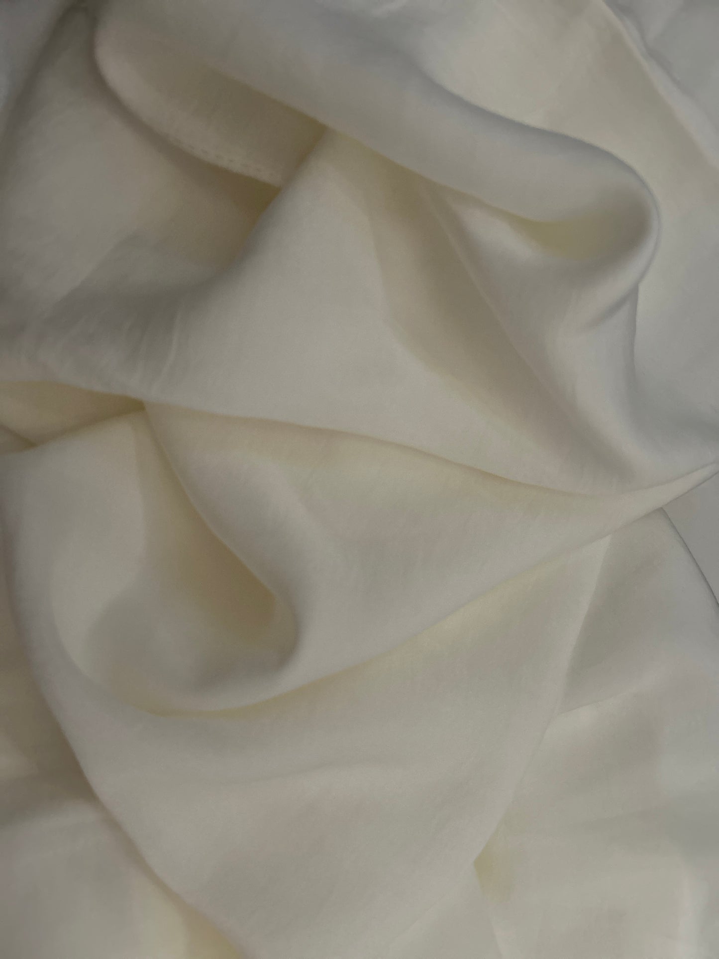 Satin Plain Hijab - Ivory