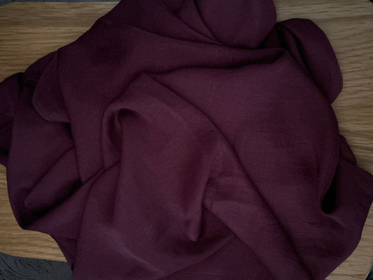 Satin Plain Hijab - Deep Lavender