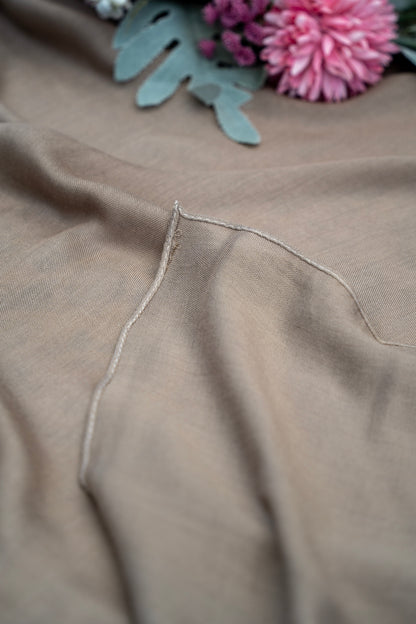 Premium Modal Hijab/Scarf - Khaki