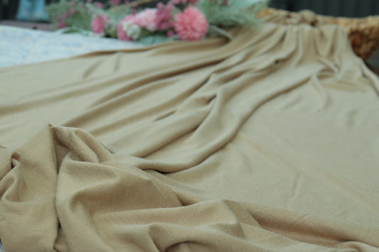 Cotton Jersey Hijab/Scarf - Khaki