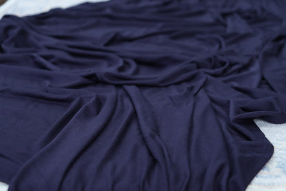 Cotton Jersey Hijab/Scarf - Midnight Blue