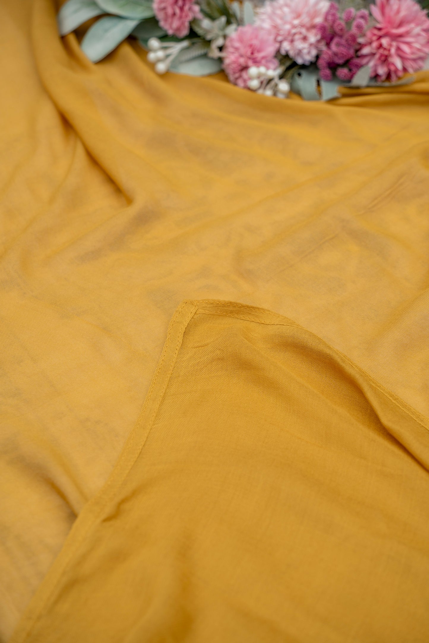 Bamboo Cotton Hijab/Scarf - Mustard