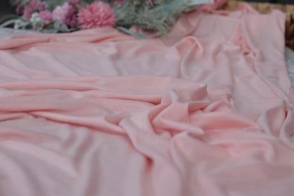 Cotton Jersey Hijab/Scarf - Powder Pink