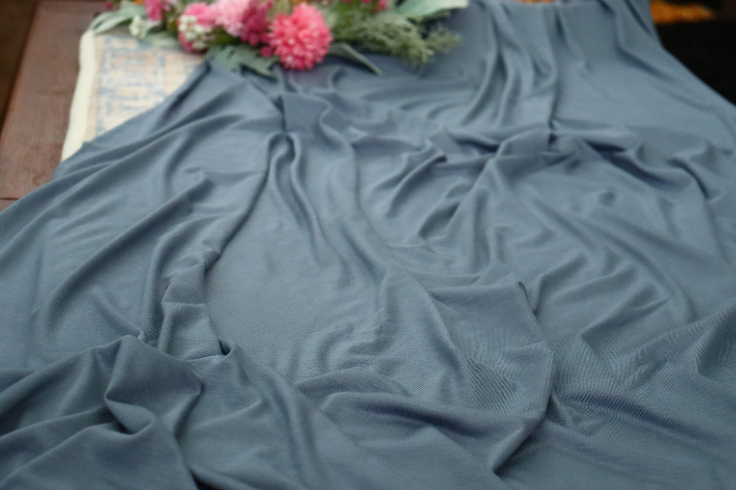 Cotton Jersey Hijab/Scarf - Pewter