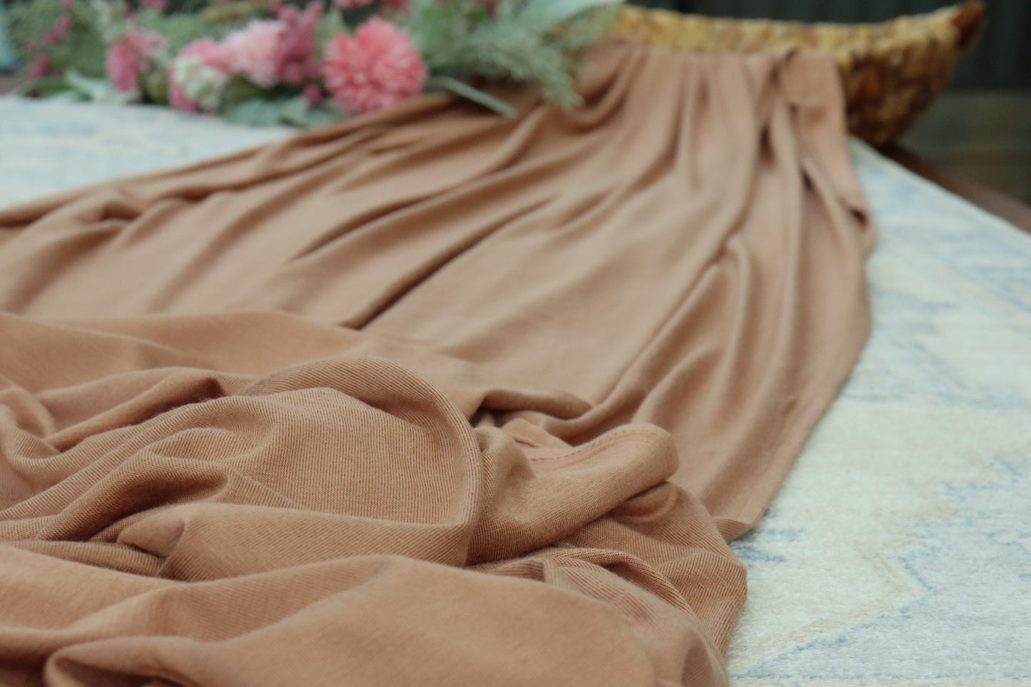 Cotton Jersey Hijab/Scarf - Taupe