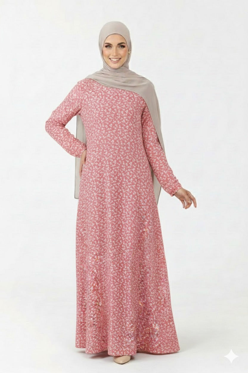 Blush Petal Maxi Dress