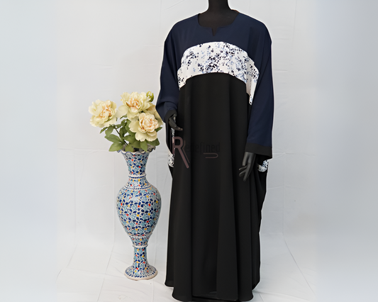 Butterfly Abaya with Patch Work