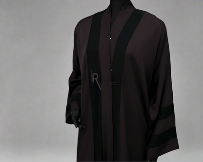 Classic Abaya with Contrast Patch