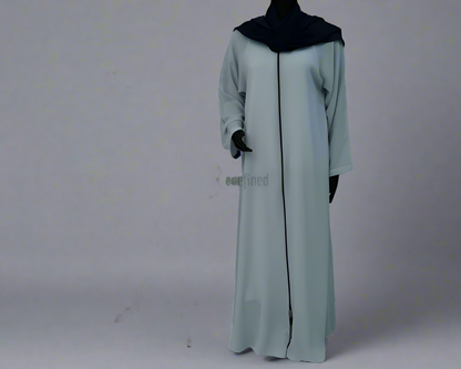 Zip Detail Abaya