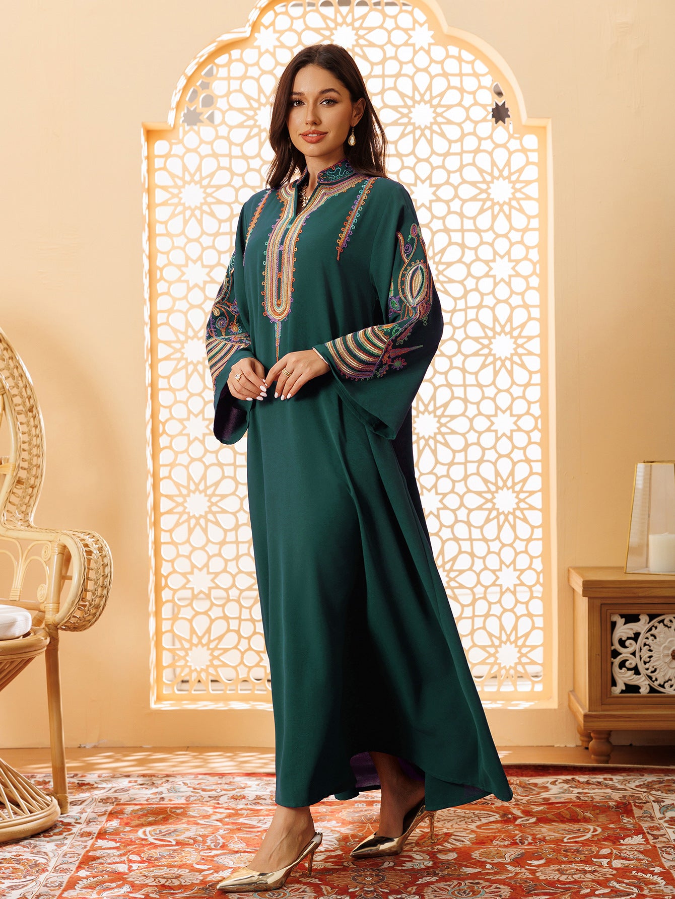 Emerald Mystic Threads Dress