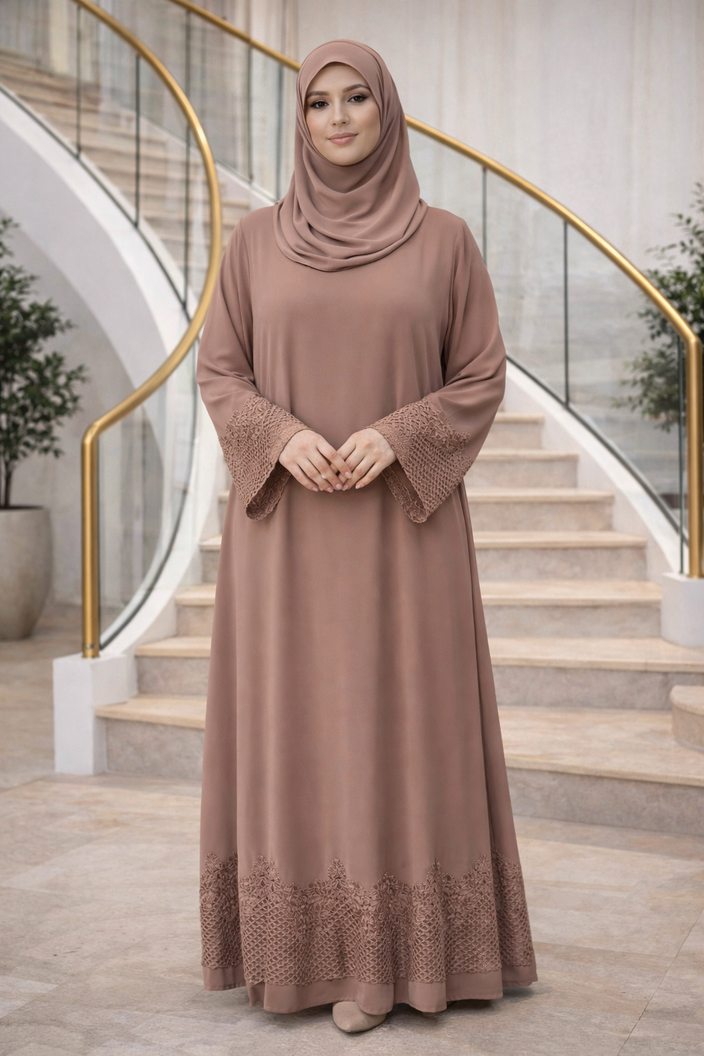 Veloura Maxi Dress - Caramel
