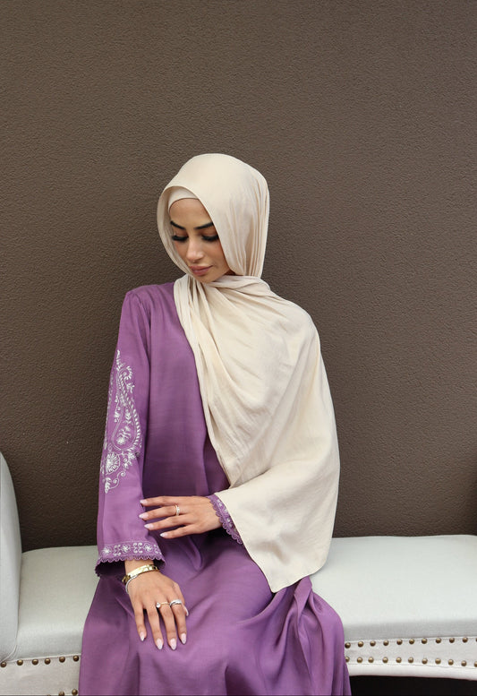 Serene Thread Dress - Mauve