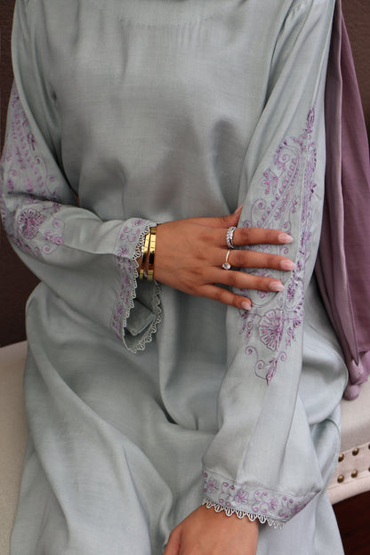 Serene Thread Dress - Sage