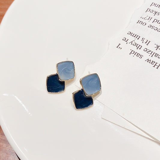 Blue Everyday Drop Earrings