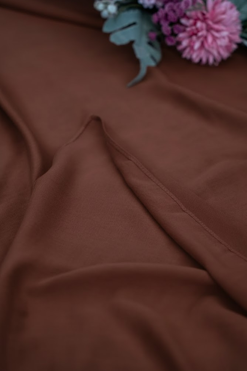 Premium Modal Hijab/Scarf - Choco Brown