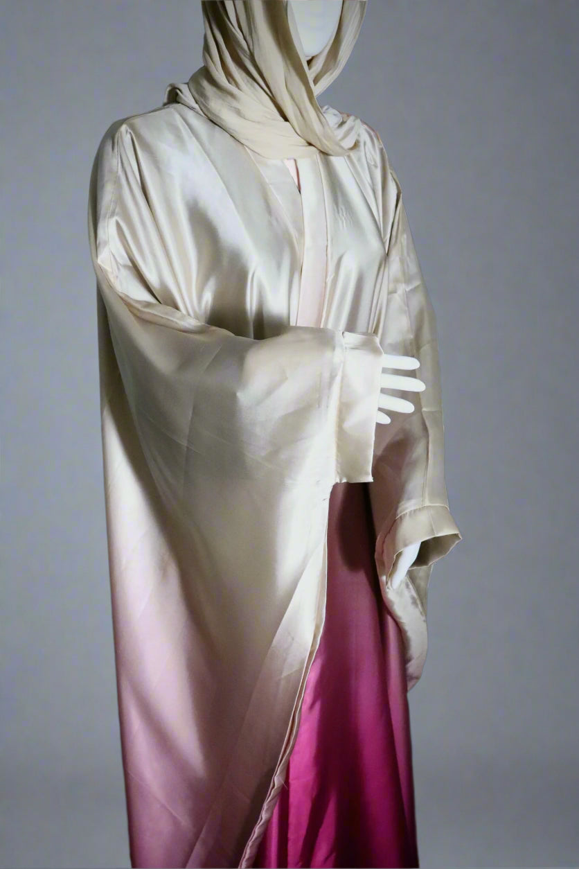 Pink Butterfly Ombre Kaftan