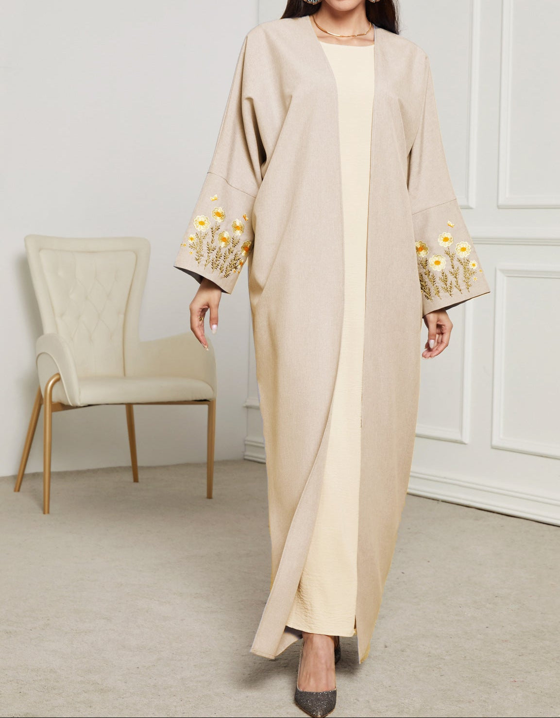 Ivory Meadow Kaftan