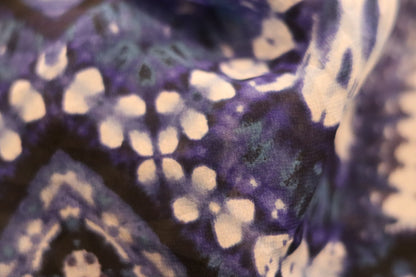 Blue Tie-Dye Kaftan