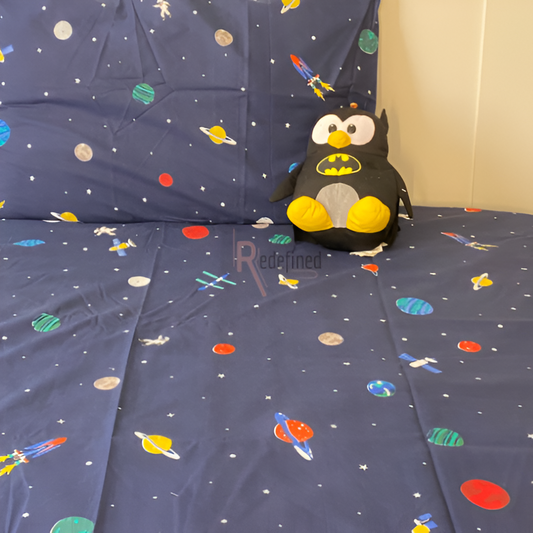 Space Quilt Cover with Pillowcase