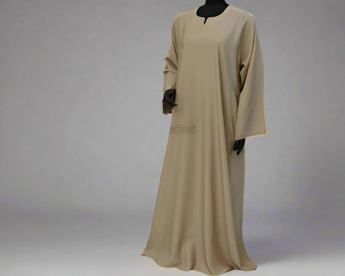 Fawn Breeze Ease Baggy Abaya Dress