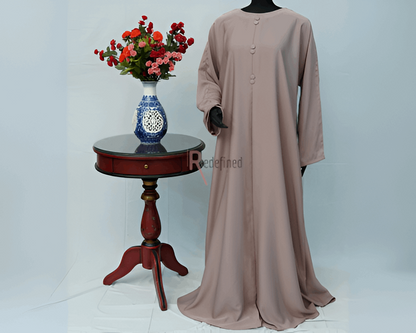 Buttoned Grace Abaya Dress